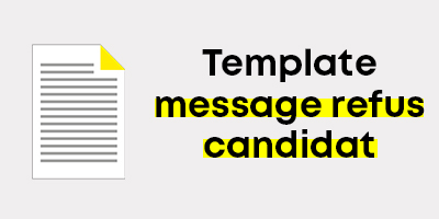 Template message refus candidat